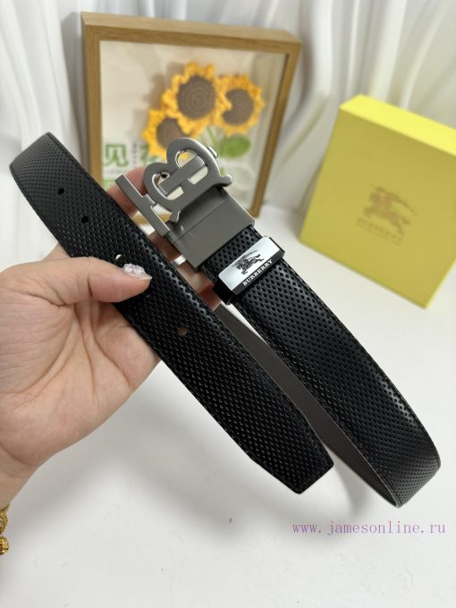 BurberryMaterial: Leather Belt with 100% Head Layer. The leather belt is guaranteed to be ge 37hpen50 - Image 3