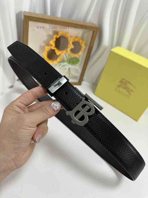BurberryMaterial: Leather Belt with 100% Head Layer. The leather belt is guaranteed to be ge 37hpen50 - Image 4