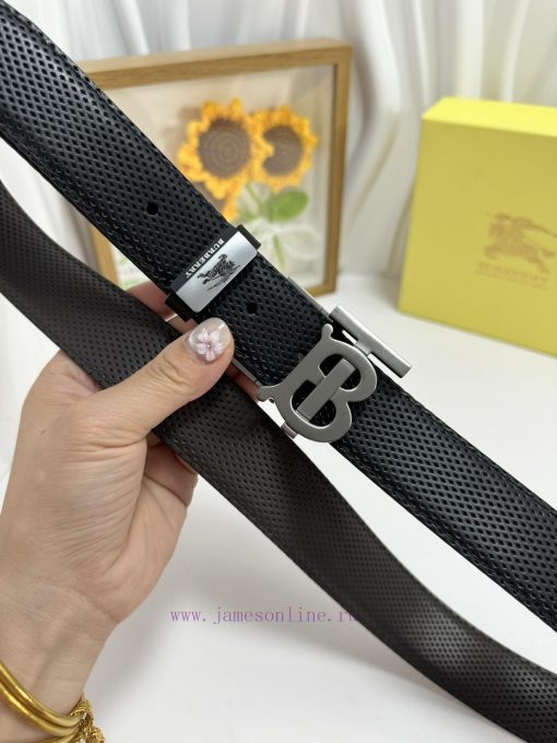 BurberryMaterial: Leather Belt with 100% Head Layer. The leather belt is guaranteed to be ge 37hpen50 - Image 5