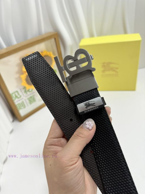 BurberryMaterial: Leather Belt with 100% Head Layer. The leather belt is guaranteed to be ge 37hpen50 - Image 6