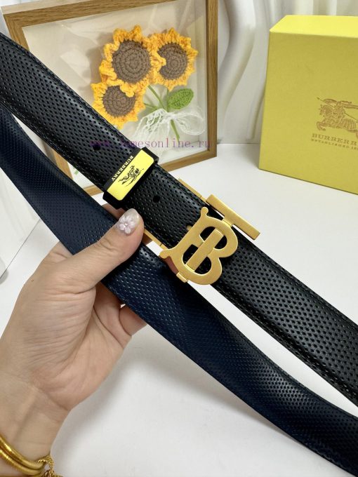 BurberryMaterial: Leather Belt with 100% Head Layer. The leather belt is guaranteed to be ge jd3pcm65 - Image 5