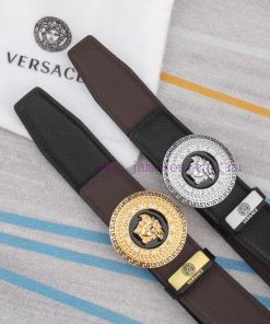 Belt belt Versace cowhide beltMen's belt material: 100% head layer cowhide belt, guaranteed uty32cpz