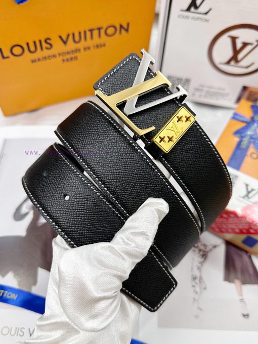 Belt LV Louis Vuitton's top tier replicaThe waistband is made of 100% head layer cowhide, en zsuawgut