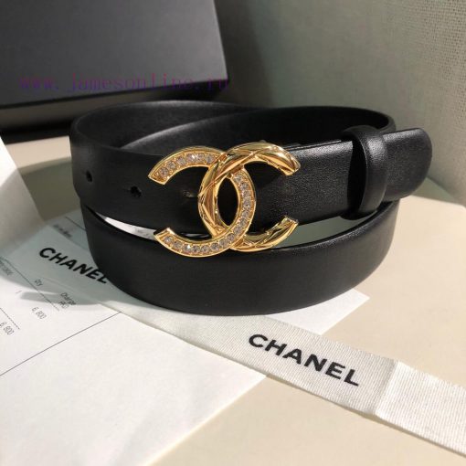 Chanel Women's Belt Product Width 3.0CM Double sided original cowhide leather, soft and deli 0osmnuco - Image 3