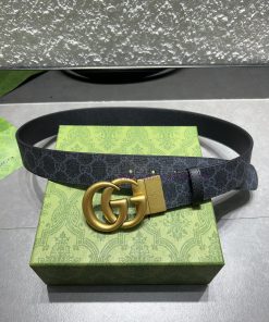 Gucci3.7 premium synthetic canvas double-sided printing, double-sided use with rotating buck azp11853
