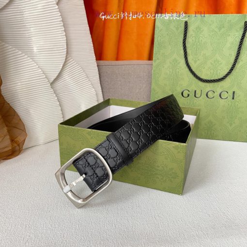 Gucci classic style imported original lychee patterned calf leather with original plain weav nayzljjf