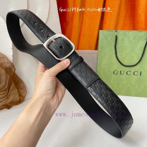 Gucci classic style imported original lychee patterned calf leather with original plain weav nayzljjf - Image 7