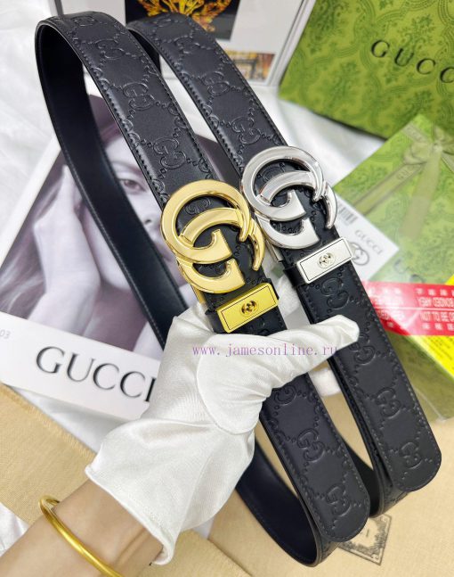 Belt Gucci Gucci automatic buckle-Belt replica Gucci The automatic belt series is made of 10 krj07bt6 - Image 2