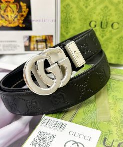 Belt Gucci Gucci automatic buckle-Belt replica Gucci The automatic belt series is made of 10 ro37ib7d