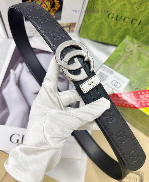 Belt Gucci Gucci automatic buckle-Belt replica Gucci The automatic belt series is made of 10 krj07bt6 - Image 8