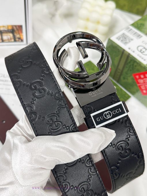 Belt Gucci Gucci️Belt made of 100% head layer cowhide, guaranteed genuine leather, 24k rotat lgdy74q4 - Image 3