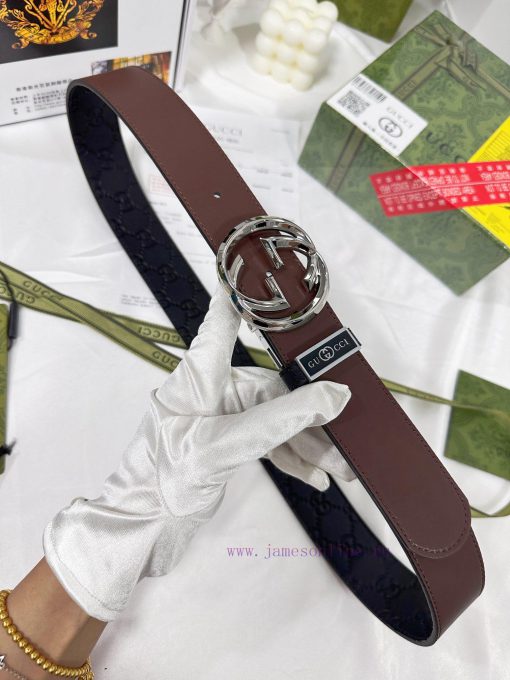 Belt Gucci Gucci️Belt made of 100% head layer cowhide, guaranteed genuine leather, 24k rotat ebrg32n2 - Image 4