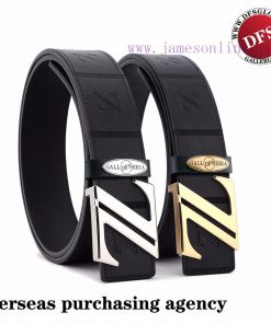 Complete setZegna @ DFS purchasing agent100% dual color pure steel buckle materialBelt mater 2si354gz