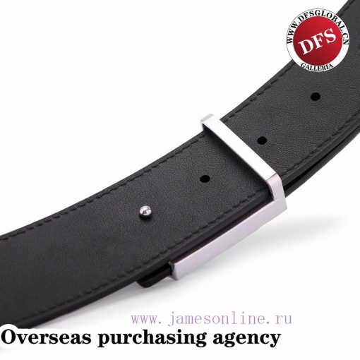 Complete setZegna @ DFS purchasing agent100% dual color pure steel buckle materialBelt mater 2si354gz - Image 6