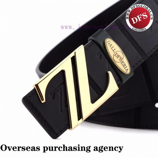 Complete setZegna @ DFS purchasing agent100% dual color pure steel buckle materialBelt mater 2si354gz - Image 7