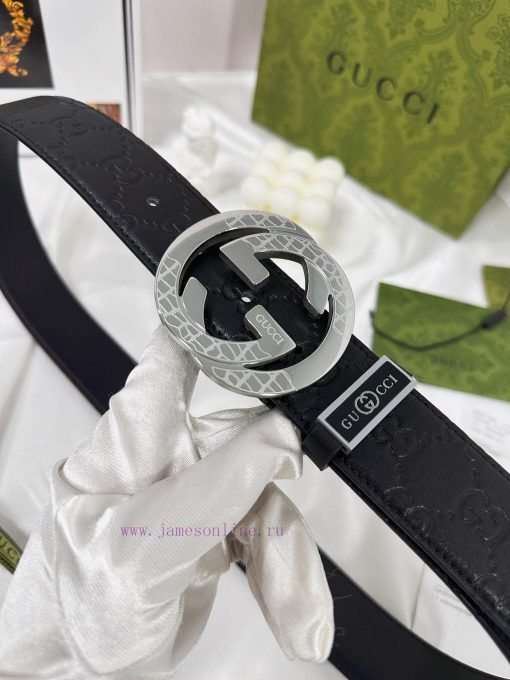 Belt Gucci Gucci️The waistband is made of 100% cowhide, ensuring genuine leather. The 24k ca lfz6jpvj - Image 6