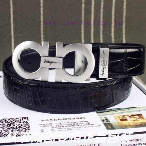 Ferragami crocodile patternComes with a punch as a giftThe material is made of 100% top laye ab8z917h - Image 2
