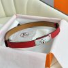 Hermes Women's BeltFull set of 1.8mm women's Kelly original imported leather K gold/platinum deb3nkb5