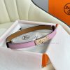 Hermes Women's BeltFull set of 1.8mm women's Kelly original imported leather K gold/platinum hydzjw8a