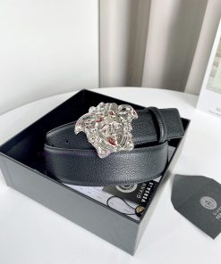 Comes with a full set of gift box men's Versace waist belt, imported original cowhide, paire xzvf53vx
