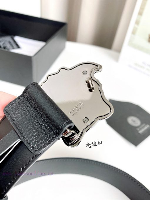Comes with a full set of gift box men's Versace waist belt, imported original cowhide, paire 8l4ibns1 - Image 10