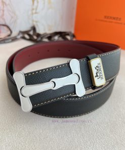 Hermes Hermes waist beltHanging buckle, classic pure steel material buckle head, double-side u19iqyol