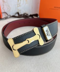 Hermes Hermes waist beltHanging buckle, classic pure steel material buckle head, double-side 1uyij9r3