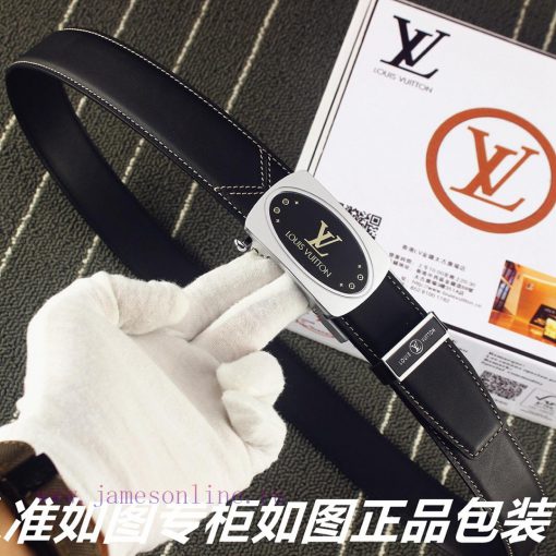 Lv... Louis Vuitton automatic buckleIdentify and receive a punch as a giftMaterial: 100% top lw8s0e4p - Image 5