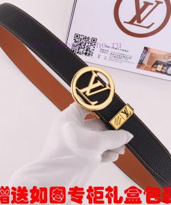 Belt LV Louis Vuitton automatic buckleThe waistband is made of 100% cowhide, ensuring the sa nybgxq5u