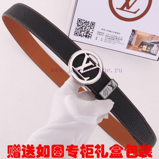 Belt LV Louis Vuitton automatic buckleThe waistband is made of 100% cowhide, ensuring the sa jdkpqz4i - Image 2