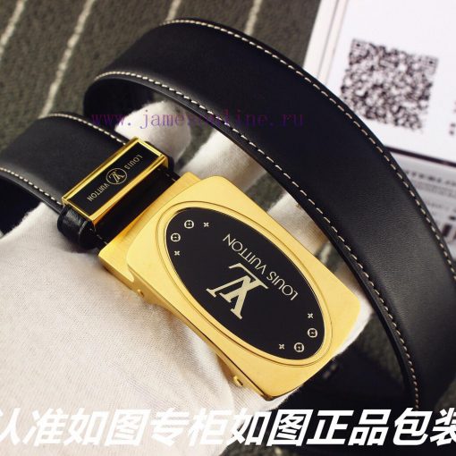 Lv... Louis Vuitton automatic buckleIdentify and receive a punch as a giftMaterial: 100% top b876ixdv - Image 7