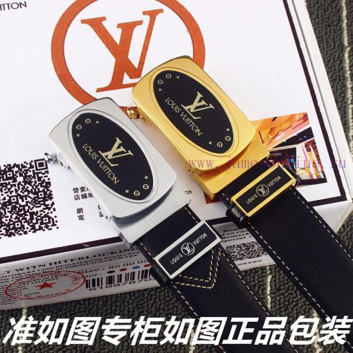 Lv... Louis Vuitton automatic buckleIdentify and receive a punch as a giftMaterial: 100% top b876ixdv - Image 9