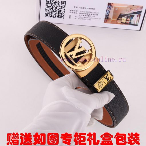 Belt LV Louis Vuitton automatic buckleThe waistband is made of 100% cowhide, ensuring the sa nybgxq5u - Image 6