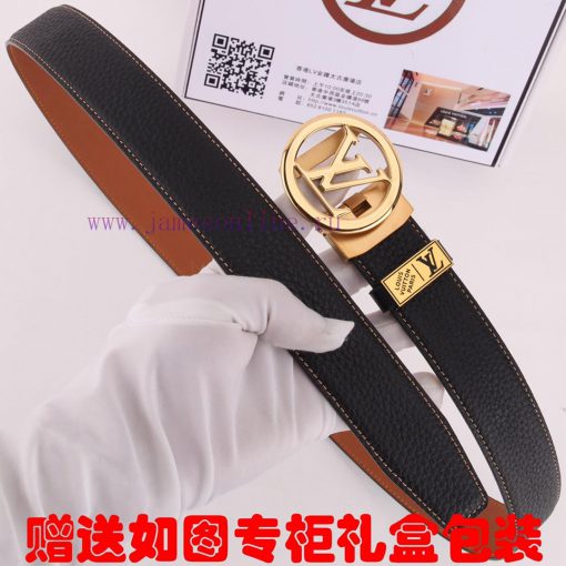 Belt LV Louis Vuitton automatic buckleThe waistband is made of 100% cowhide, ensuring the sa nybgxq5u - Image 7