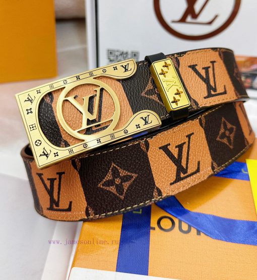 Belt LV Louis Vuitton Top Remakes -150The belt is made of 100% imported original cowhide, en jb0l3va1 - Image 8