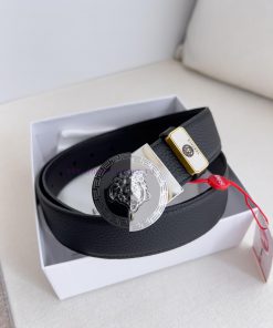 Versace. Versace Belt and BeltsHanging buckle, classic human head made of pure copper materi licwf276