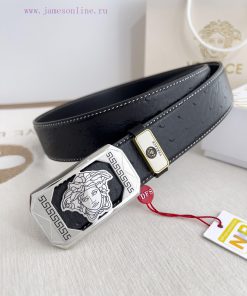 Versace. Versace Belt and BeltsHanging buckle, classic human head made of pure steel materia nrj0cngs