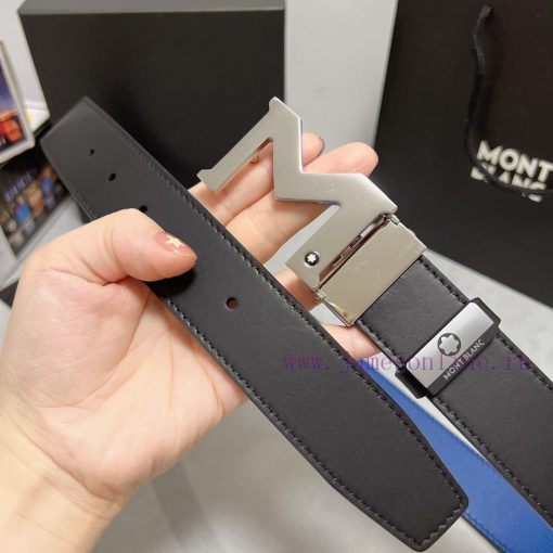 MontblancMaterial: Leather Belt with 100% Head Layer. The leather belt is guaranteed to be g f07ealii - Image 7
