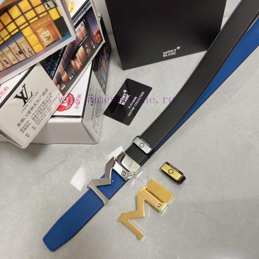 MontblancMaterial: Leather Belt with 100% Head Layer. The leather belt is guaranteed to be g f07ealii - Image 10
