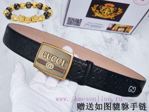 Belt Gucci Gucci️The waist belt is made of 100% cowhide, ensuring that the genuine leather i ly6s8mfj - Image 6