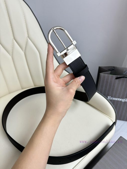Zegna double-sided original imported top layer cowhide, double-sided use, vacuum electroplat eg70oyxq - Image 2