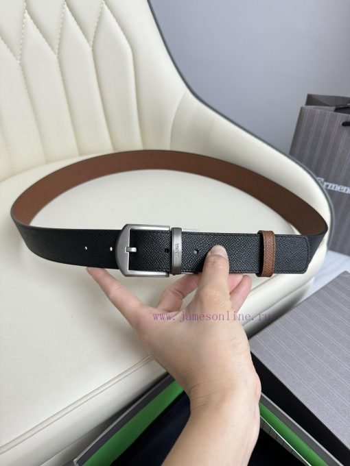 Zegna double-sided original imported top layer cowhide, double-sided use, vacuum electroplat x2mge6fb - Image 7