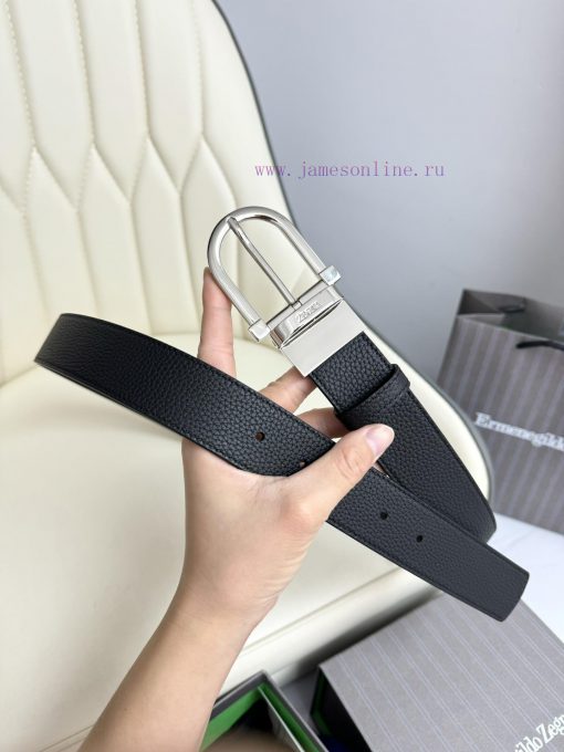 Zegna double-sided original imported top layer cowhide, double-sided use, vacuum electroplat eg70oyxq - Image 3