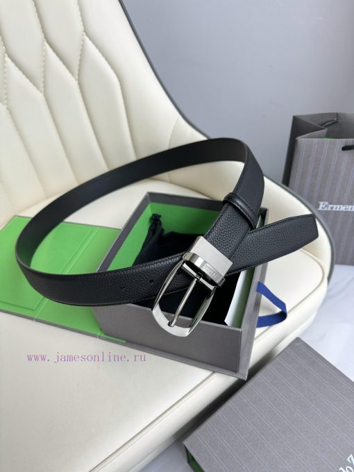 Zegna double-sided original imported top layer cowhide, double-sided use, vacuum electroplat soyqee3a - Image 4