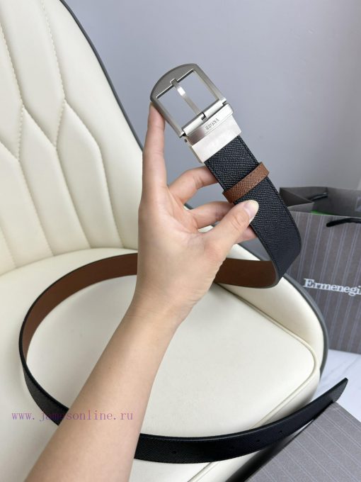 Zegna double-sided original imported top layer cowhide, double-sided use, vacuum electroplat shdxy2ri - Image 2