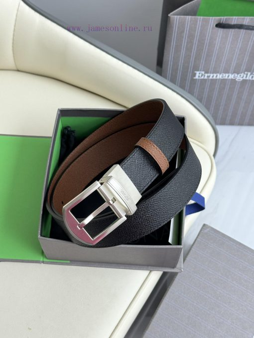 Zegna double-sided original imported top layer cowhide, double-sided use, vacuum electroplat shdxy2ri - Image 5