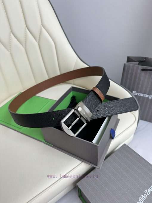 Zegna double-sided original imported top layer cowhide, double-sided use, vacuum electroplat x2mge6fb - Image 8