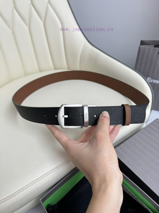 Zegna double-sided original imported top layer cowhide, double-sided use, vacuum electroplat shdxy2ri - Image 8