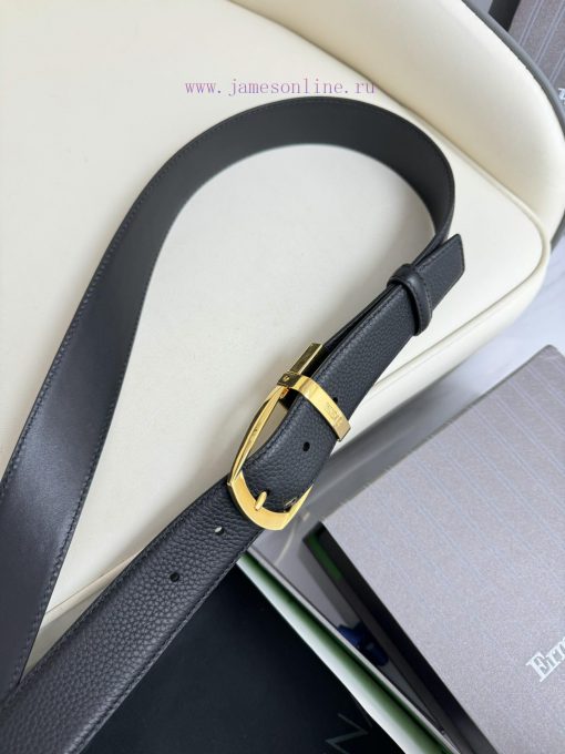 Zegna double-sided original imported top layer cowhide, double-sided use, vacuum electroplat 9z82mi49 - Image 9