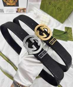 Belt Gucci Gucci️The waistband is made of 100% cowhide, ensuring genuine leather. The 24k ca plp92lue